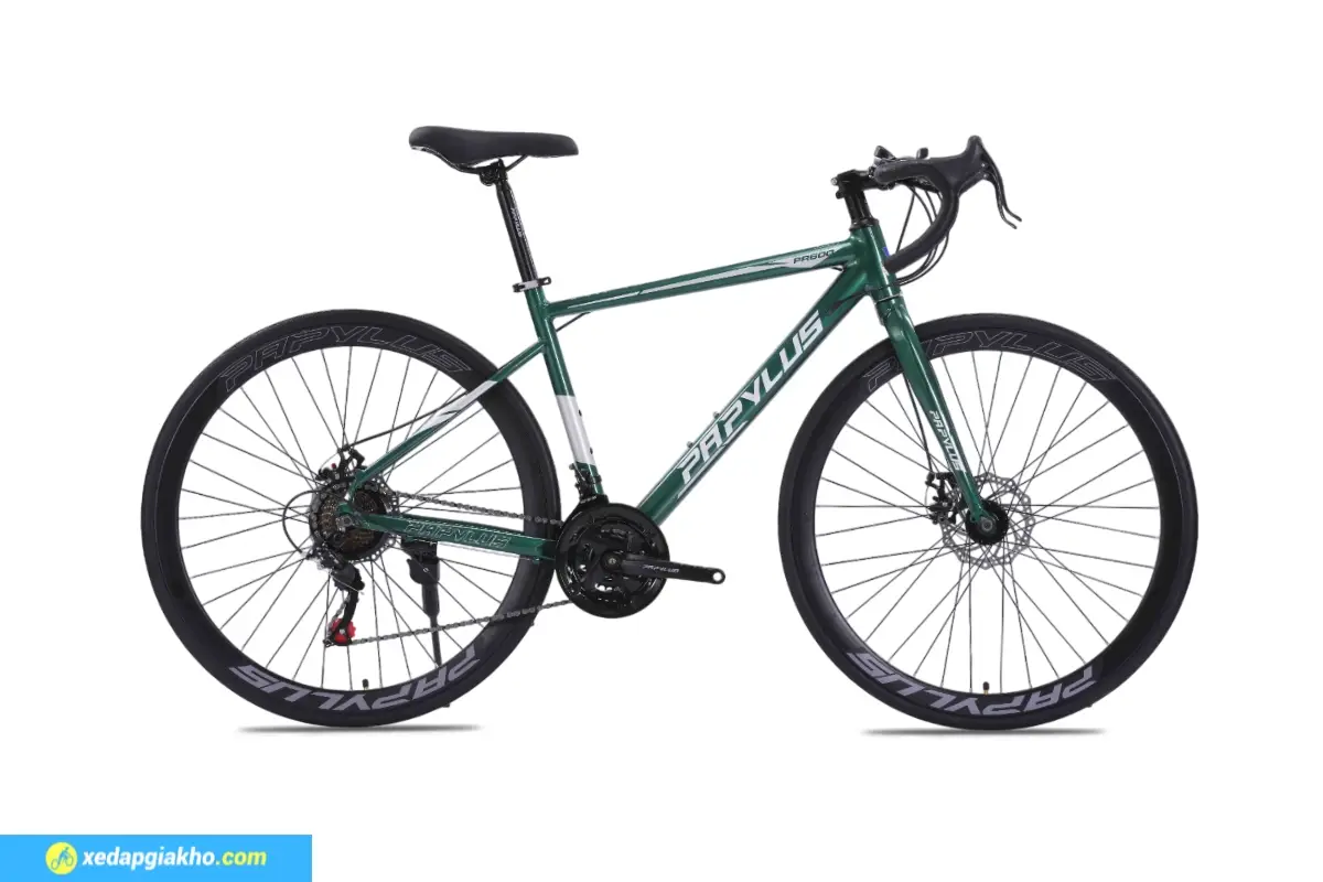 Xe Đạp Đua Papylus PR600 Màu Xanh Bộ Đội