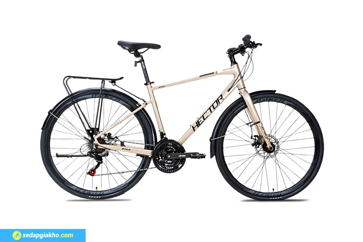 Xe Đạp Touring HECTOR Star 1B Màu Vàng Đồng