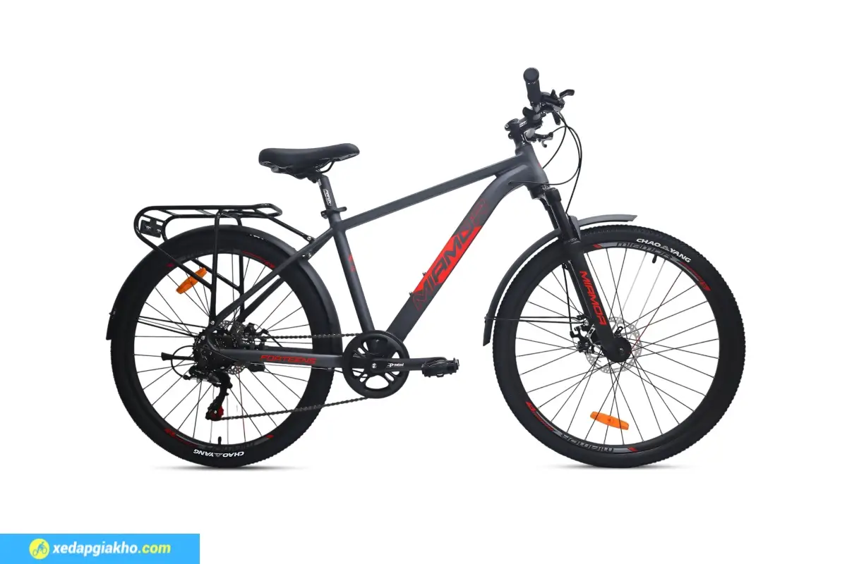 Xe đạp Miamor Forteen 26 inch xám đỏ