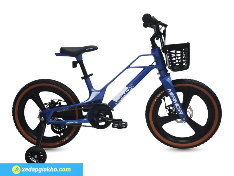 Xe đạp bé trai RoyalBaby Miamor Mars 18 inch màu xanh dương