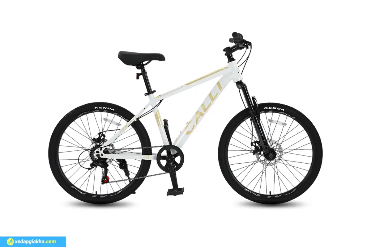 Xe Đạp Địa Hình MTB Calli M340 24 Inch Màu Trắng