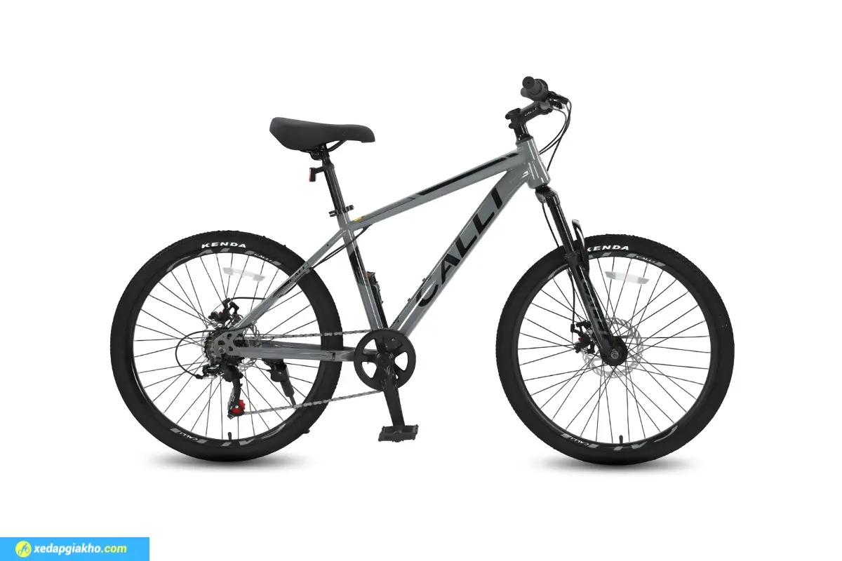 Xe Đạp Địa Hình MTB Calli M340 24 Inch Màu Xám