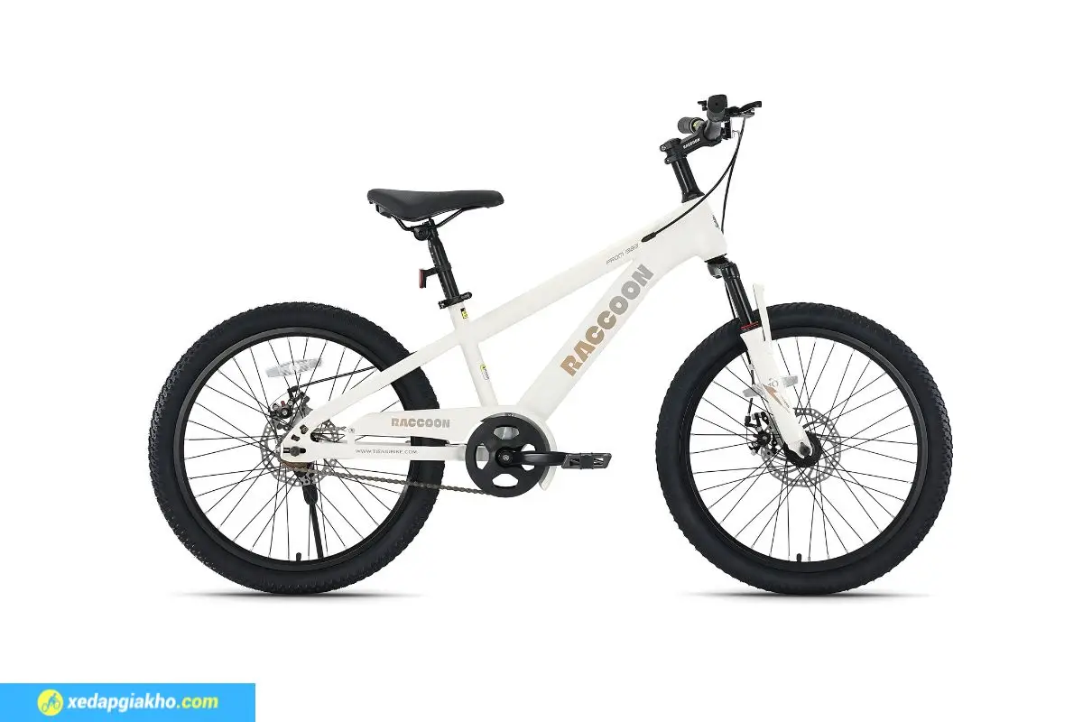 Xe Đạp Địa Hình Trẻ Em Raccoon Dason 22 Inch 4 Xe Đạp Địa Hình Trẻ Em Raccoon Dason 22 Inch Màu Trắng