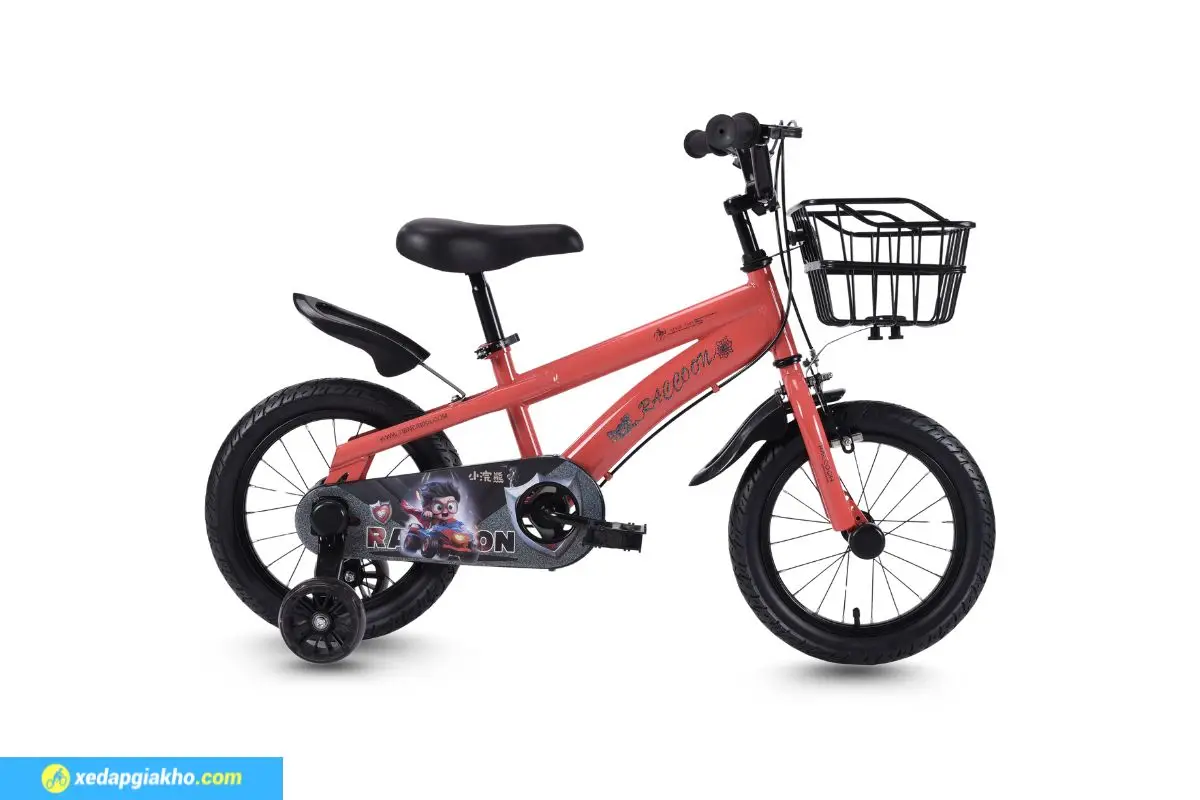 Xe Đạp Trẻ Em Raccoon Jason 14 Inch 4 _Xe Đạp Trẻ Em Raccoon Jason 14 Inch Màu Đỏ