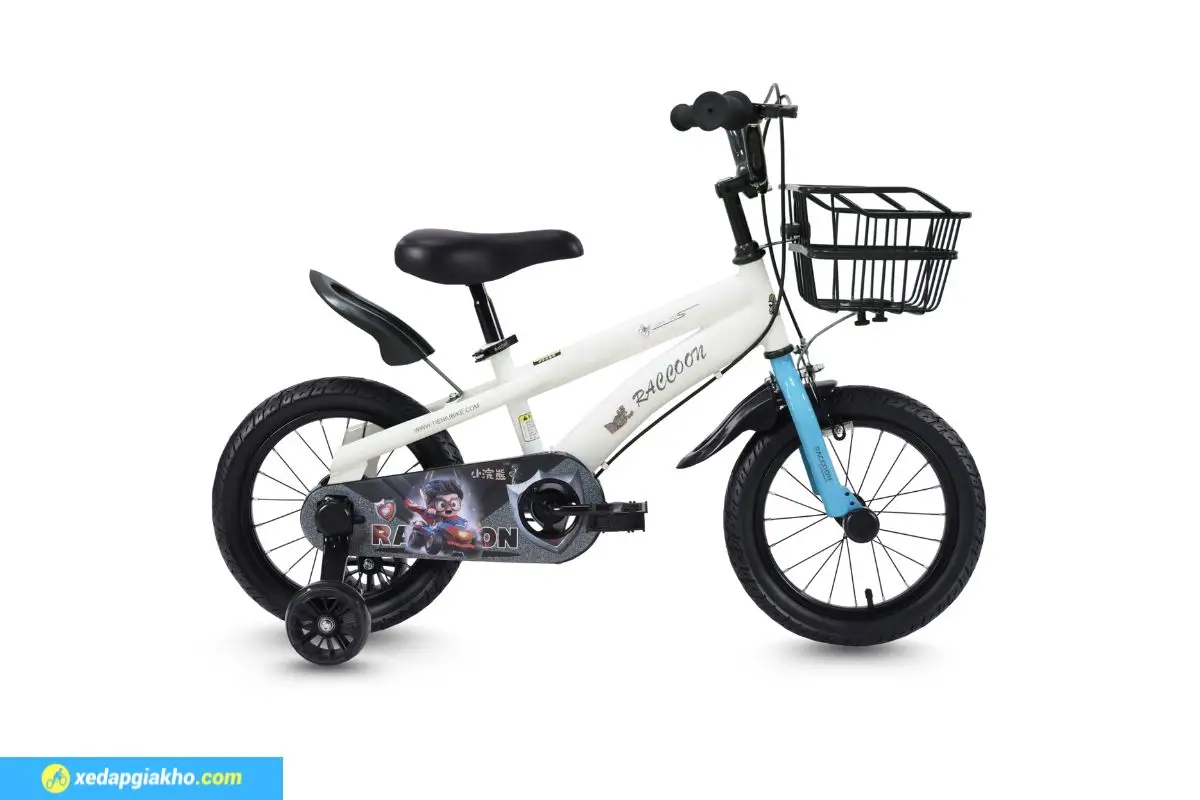 Xe Đạp Trẻ Em Raccoon Jason 14 Inch 5 _Xe Đạp Trẻ Em Raccoon Jason 14 Inch Màu Trắng
