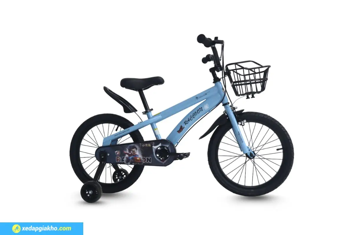 Xe Đạp Trẻ Em Raccoon Jason 18 Inch 4 Xe Đạp Trẻ Em Raccoon Jason 18 Inch Màu Xanh Dương