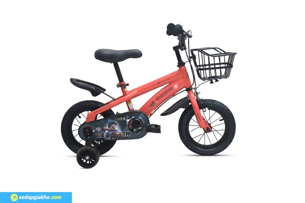 Xe Đạp Trẻ Em Raccoon Jason 12 Inch 3 Xe đạp Raccoon Jason 12 inch màu đỏ
