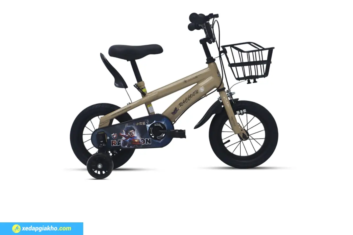 Xe Đạp Trẻ Em Raccoon Jason 12 Inch 4 Xe đạp Raccoon Jason 12 inch màu nâu