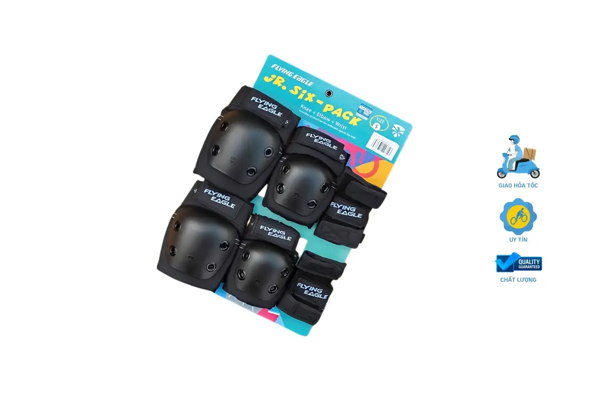 Bộ Bảo Hộ Trẻ Em Centosy Flying Eagle Valiant màu đen