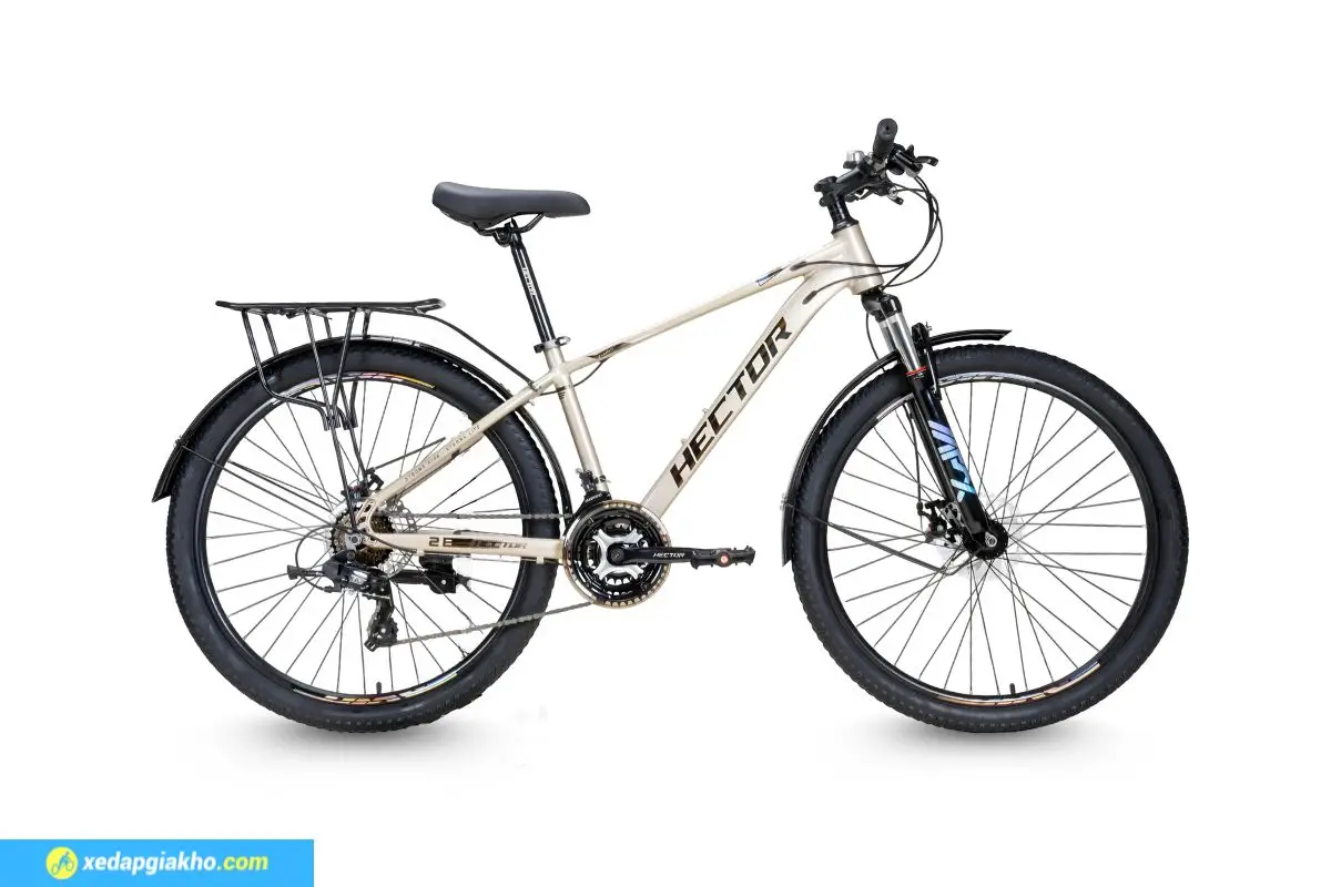 Xe Đạp Địa Hình MTB Hector Lazer 2B 26 Inch Vàng Đồng