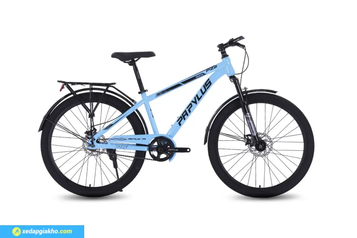 Xe Đạp Địa Hình MTB Papylus PZ2 26 Inch Màu Xanh Cyan Đen