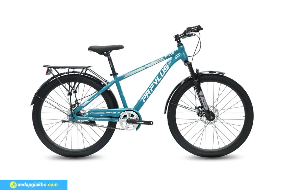 Xe Đạp Địa Hình MTB Papylus PZ2 26 Inch Màu Xanh Ghi