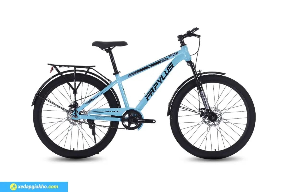 Xe Đạp Địa Hình MTB Papylus PZ2 26 Inch Màu Xanh Pastel Đen