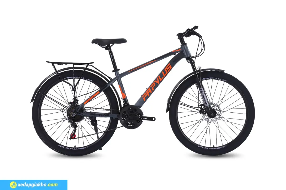 Xe Đạp Địa Hình MTB Papylus PZ4M 26 Inch 4 Xe Đạp Địa Hình MTB Papylus PZ4M 26 Inch ghi cam