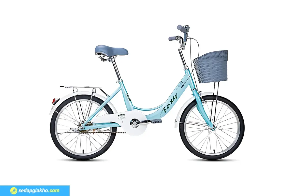 Xe Đạp Trẻ Em Bé Gái Foxy Linda 1 20 Inch Màu Xanh Dương