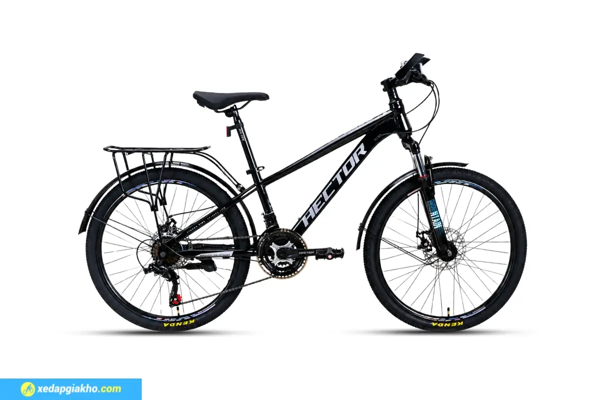 Xe Đạp Địa Hình MTB Hector Apollo 1B 24 Inch 5 Xe đạp địa hình MTB Hector Apollo 1B 24 inch màu đen ghi