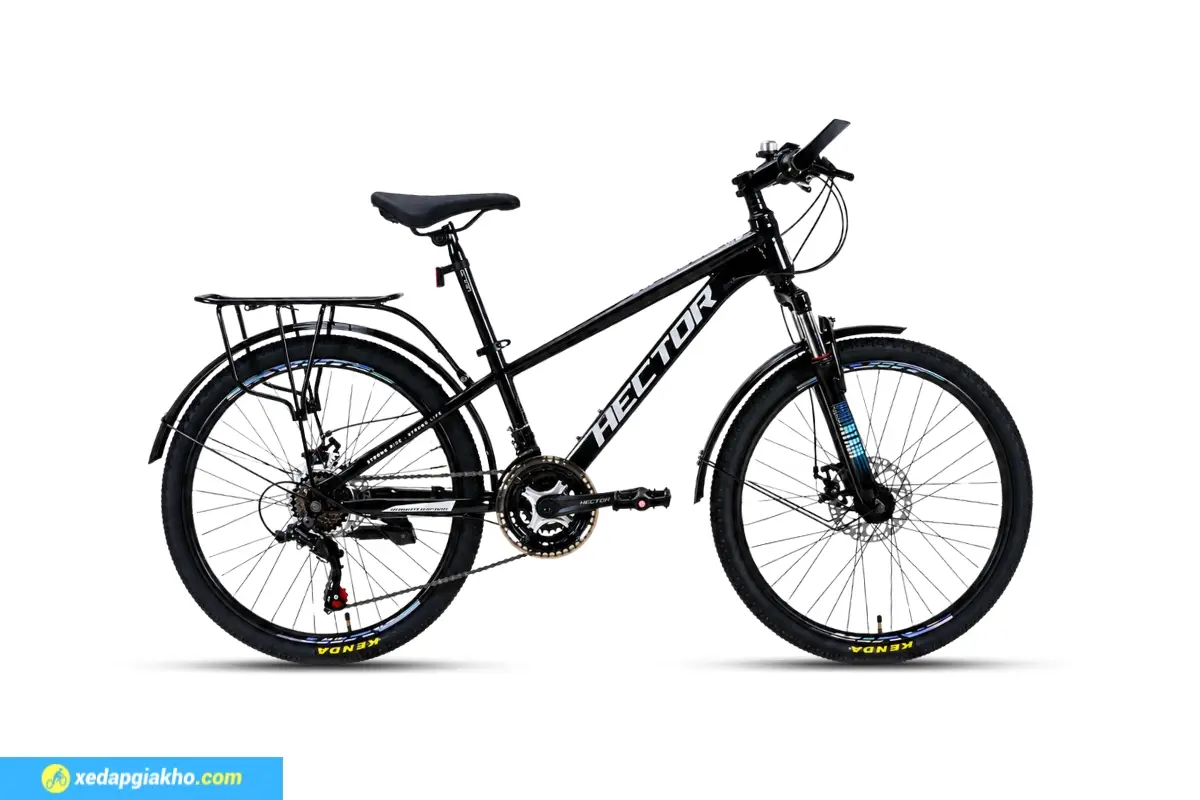 Xe Đạp Địa Hình MTB Hector Apollo 1B 24 Inch 4 Xe đạp địa hình MTB Hector Apollo 1B 24 inch màu đen trắng