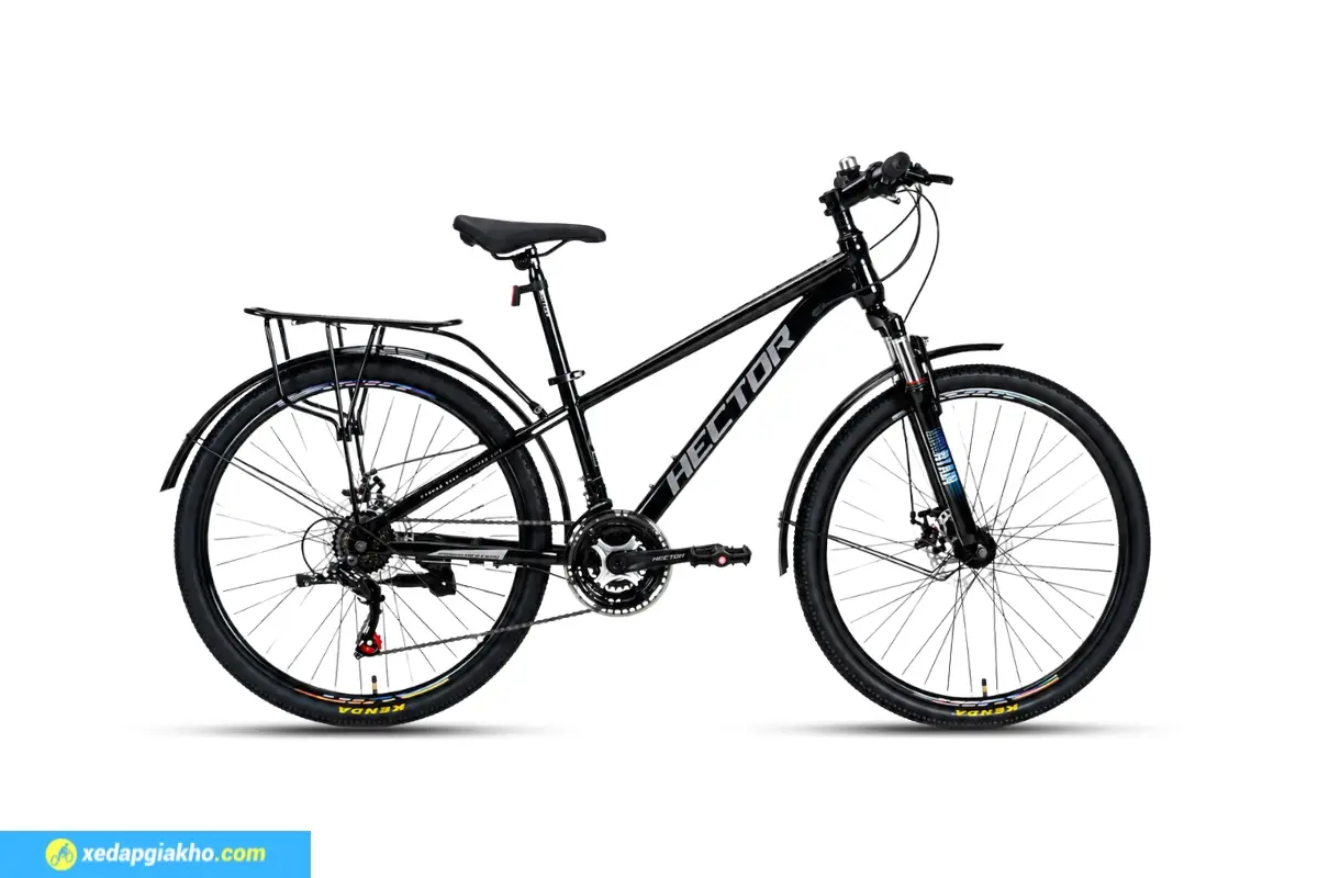 Xe Đạp Địa Hình MTB Hector Apollo 2B 26 Inch 2 Xe đạp địa hình MTB Hector Apollo 2B 26 inch màu đen ghi