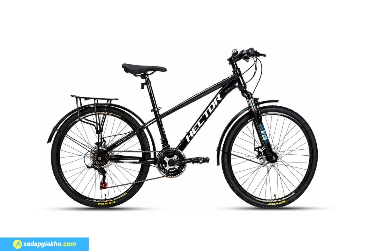 Xe Đạp Địa Hình MTB Hector Apollo 2B 26 Inch 5 Xe đạp địa hình MTB Hector Apollo 2B 26 inch màu đen trắng
