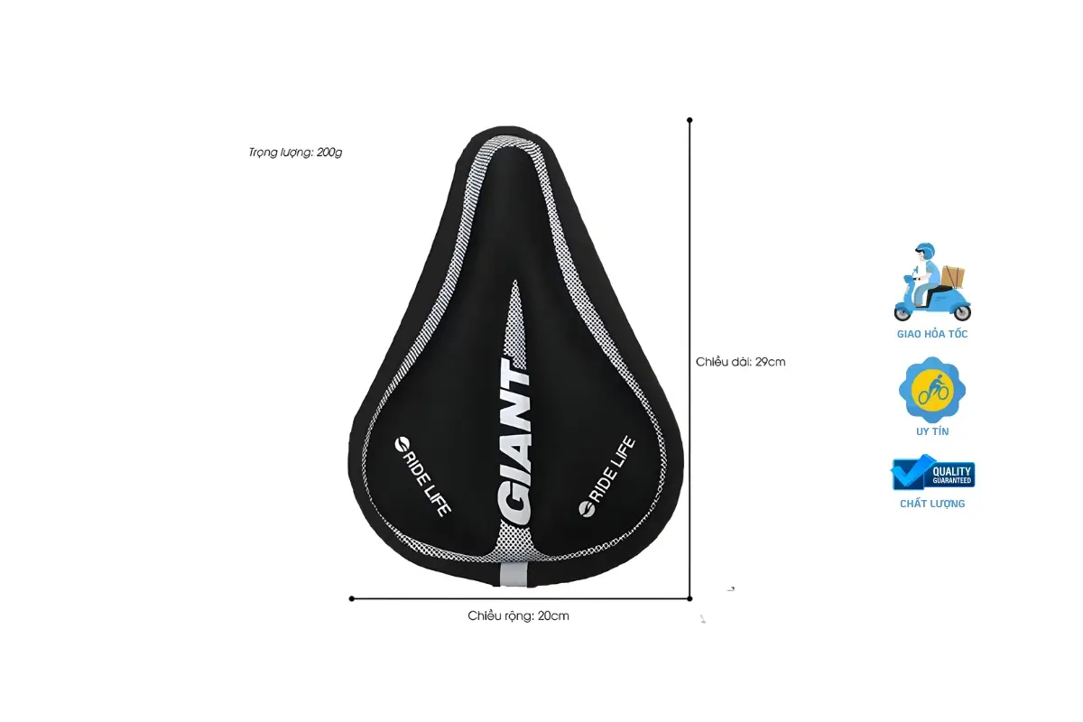 Bọc Yên Xe Đạp Thể Thao Silicone Chống Trượt 1 Bọc yên xe đạp thể thao silicone chống trượt