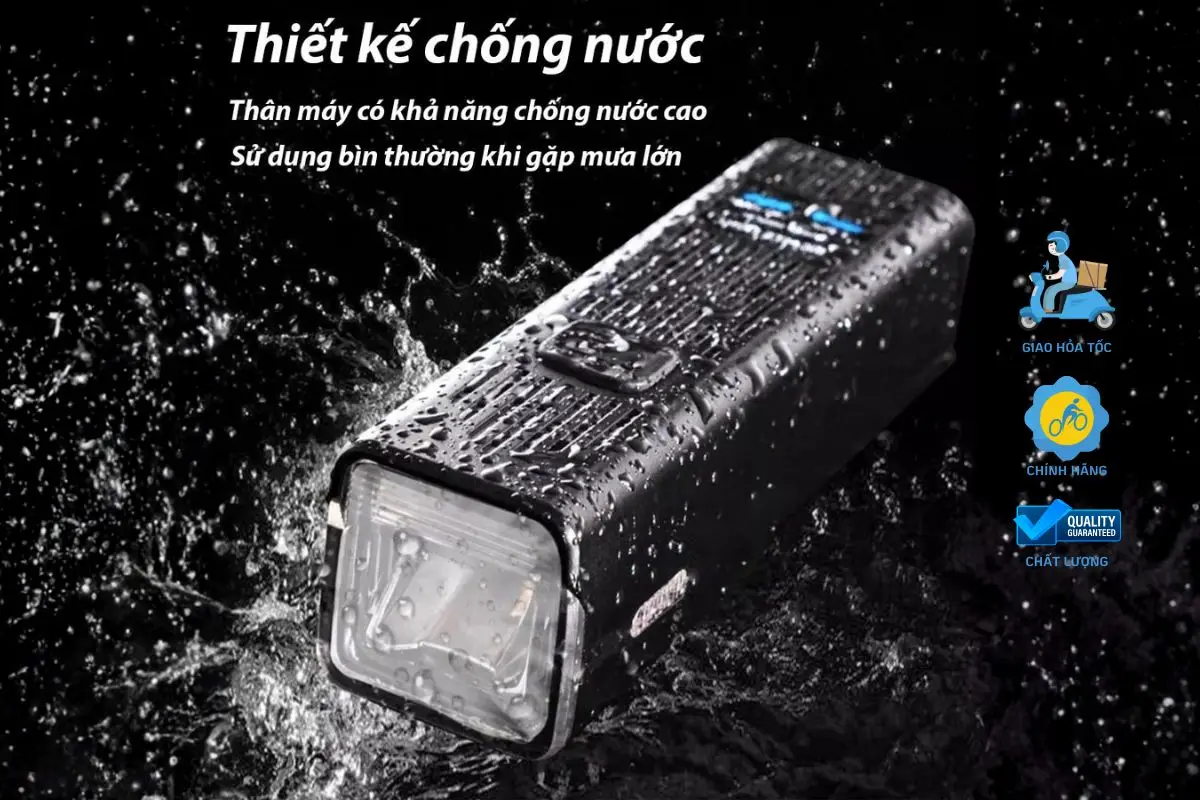 Đèn Còi Xe Đạp Độ Sáng 450 Lumens