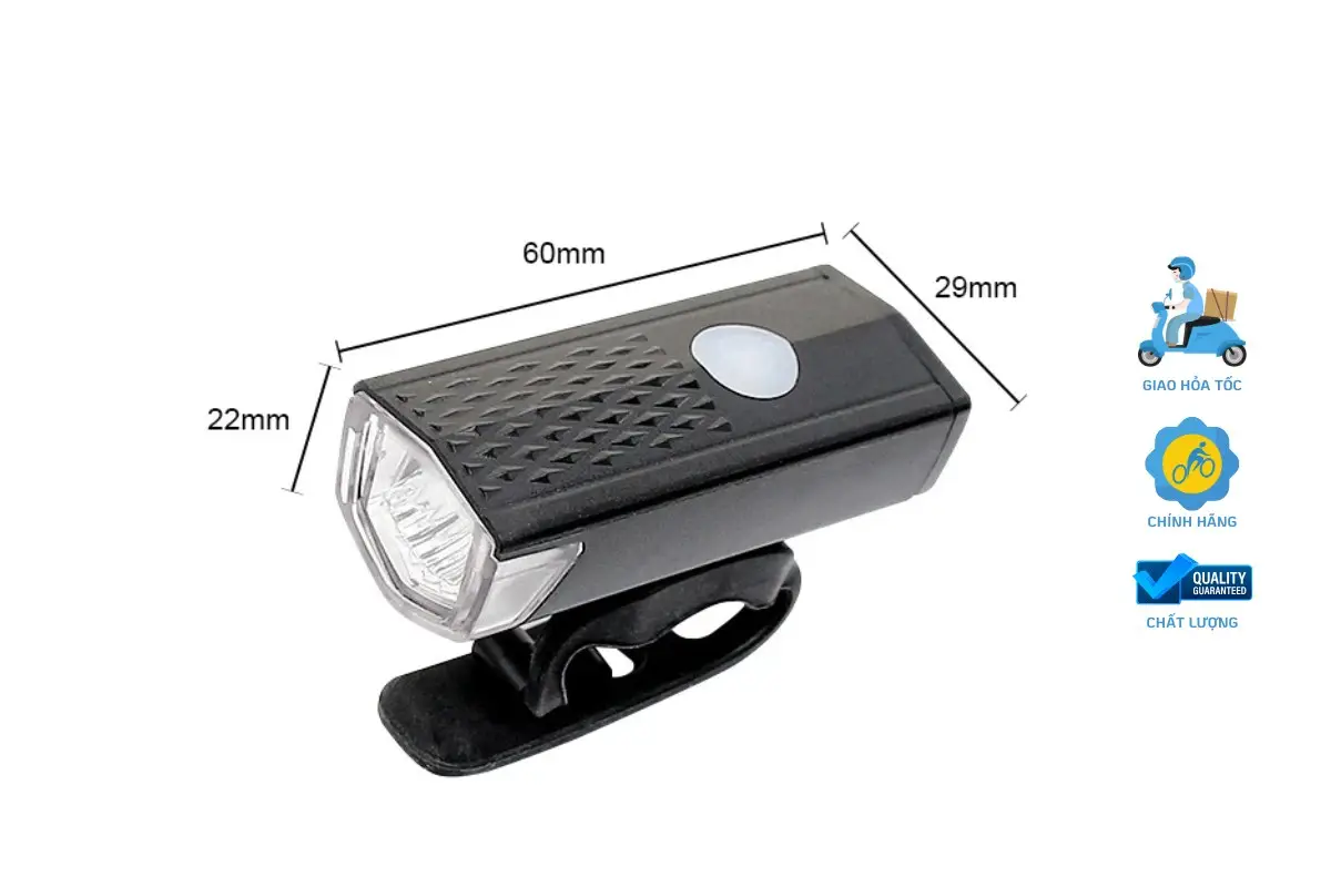 Đèn Trước Xe Đạp Độ Sáng 300 Lumens