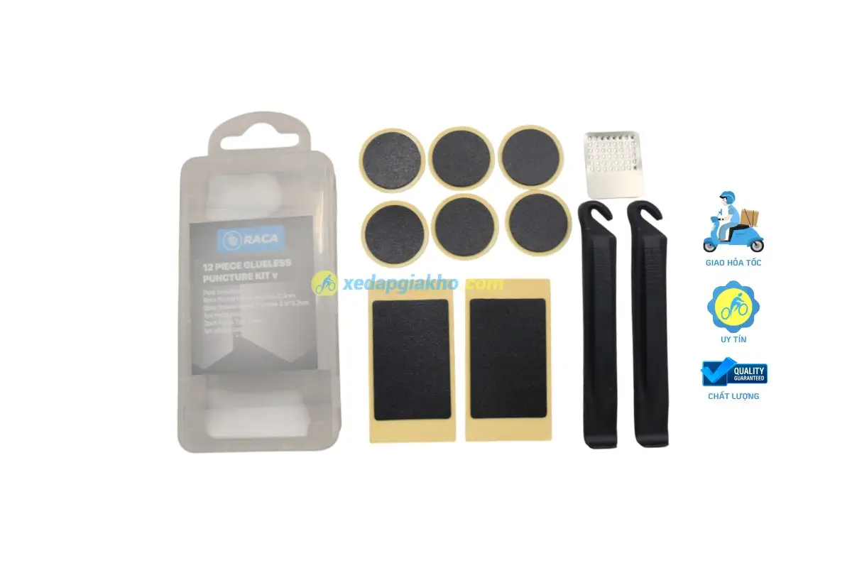 Bộ Vá Lốp Xe Đạp Raca - Dụng Cụ Sửa Chữa Chuyên Dụng