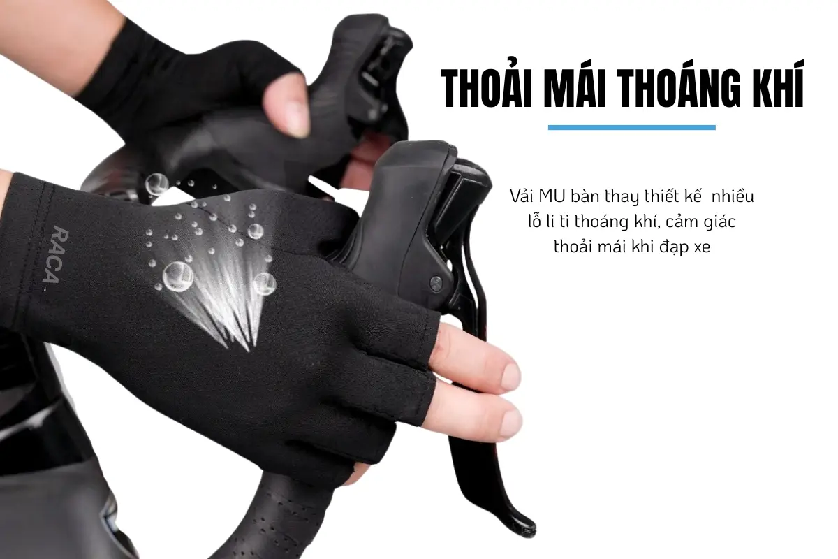 Găng Tay Xe Đạp Raca Zero