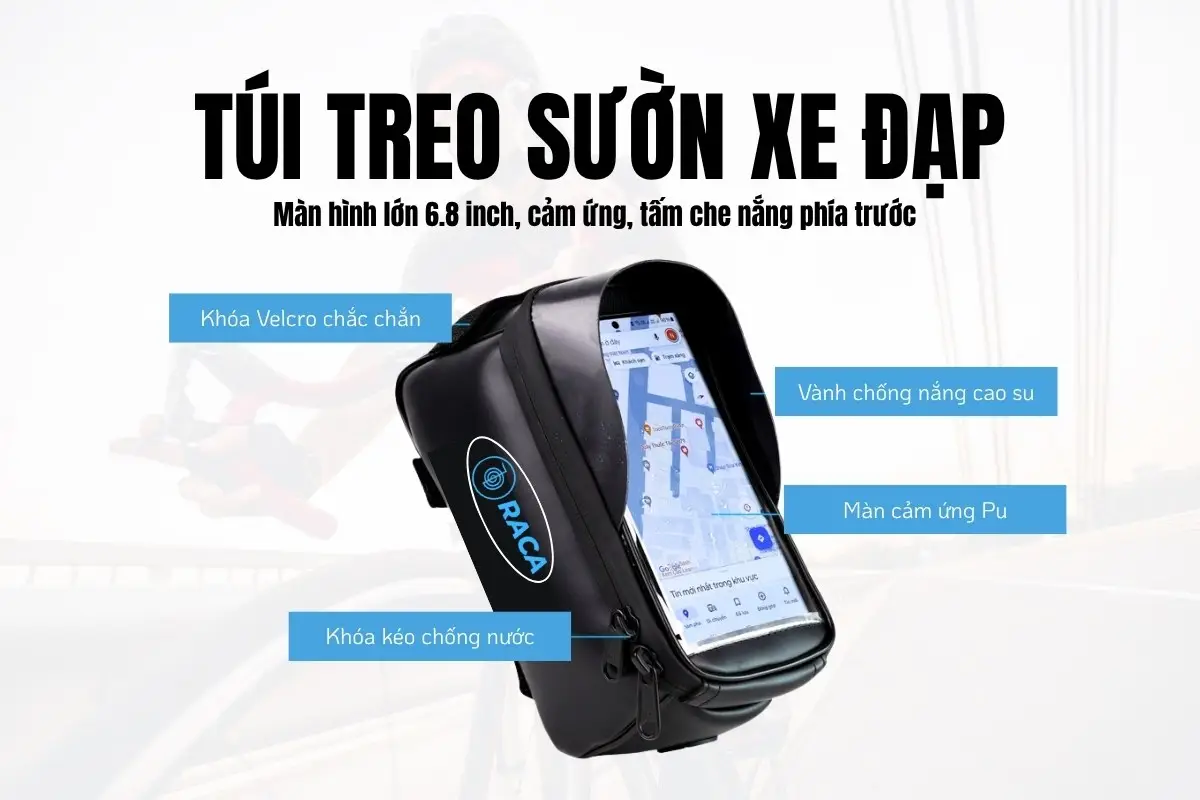 Túi Treo Sườn Xe Đạp Raca S5