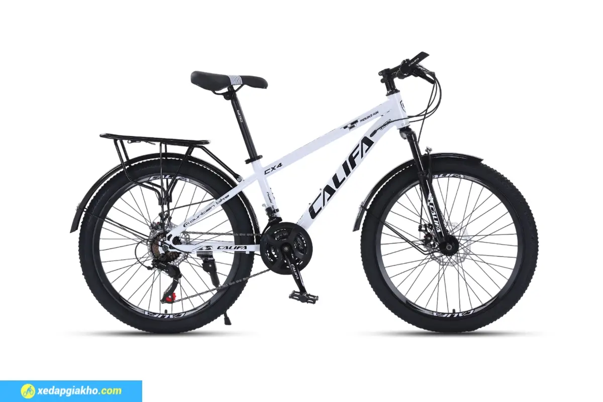 Xe Đạp Địa Hình MTB Califa CX4 24 Inch Màu Trắng