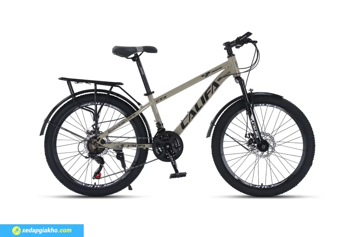 Xe Đạp Địa Hình MTB Califa CX4 24 Inch Màu Vàng Đồng