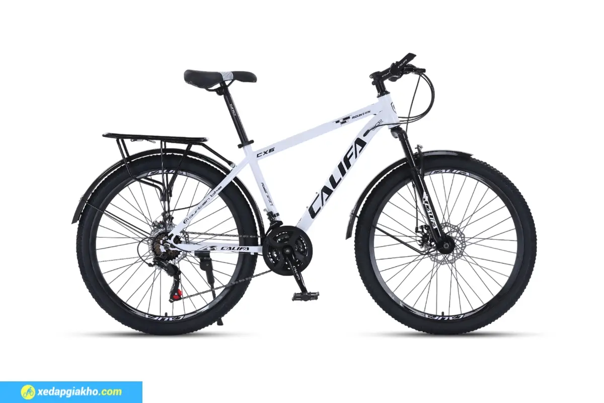 Xe Đạp Địa Hình MTB Califa CX6 26 Inch 4 Xe Đạp Địa Hình MTB Califa CX6 26 inch Màu Trắng