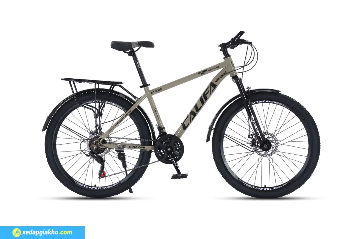 Xe Đạp Địa Hình MTB Califa CX6 26 Inch 3 Xe Đạp Địa Hình MTB Califa CX6 26 inch Màu Vàng Đồng