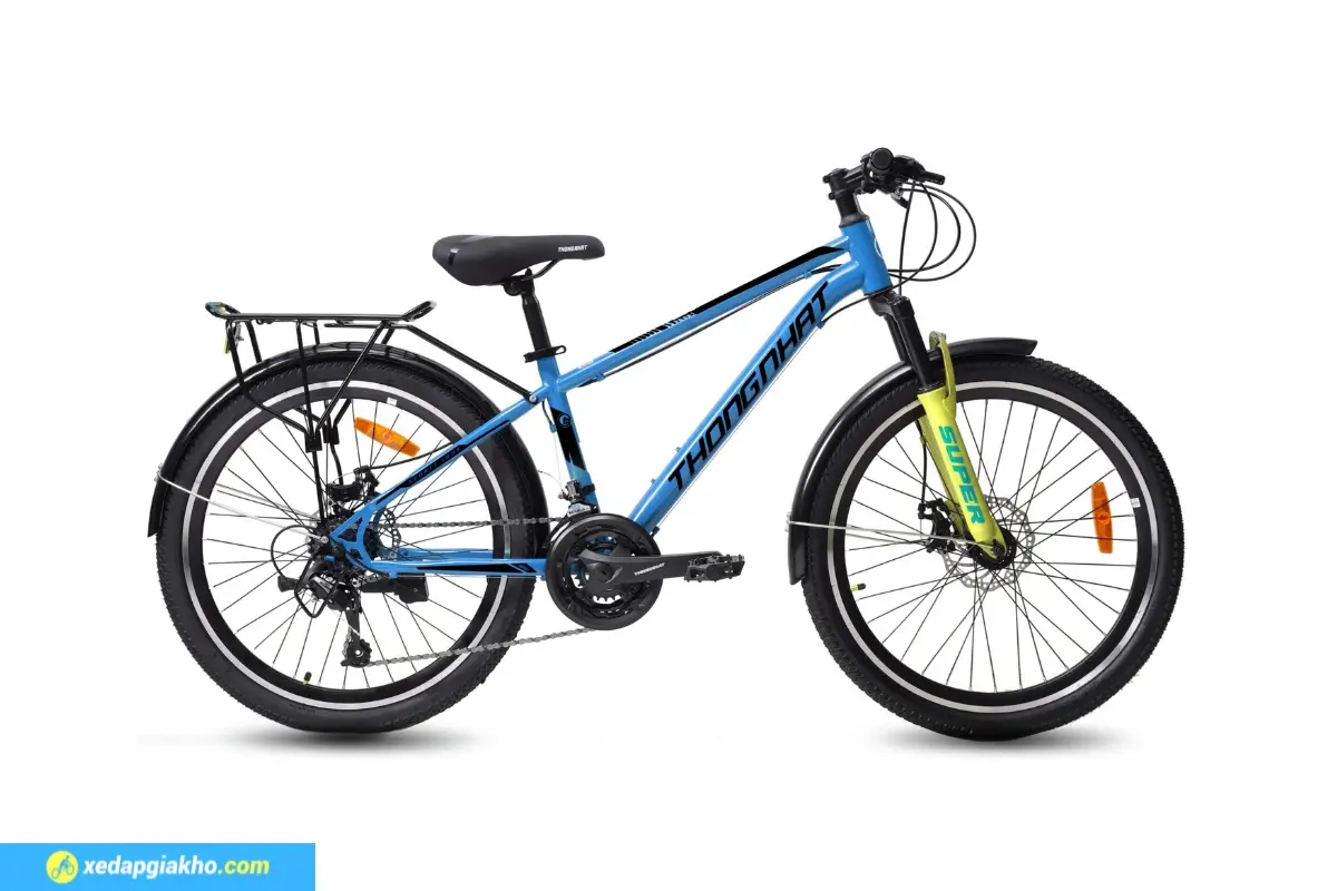Xe Đạp Địa Hình MTB Thống Nhất Super 24S 24 Inch Màu Xanh Dương