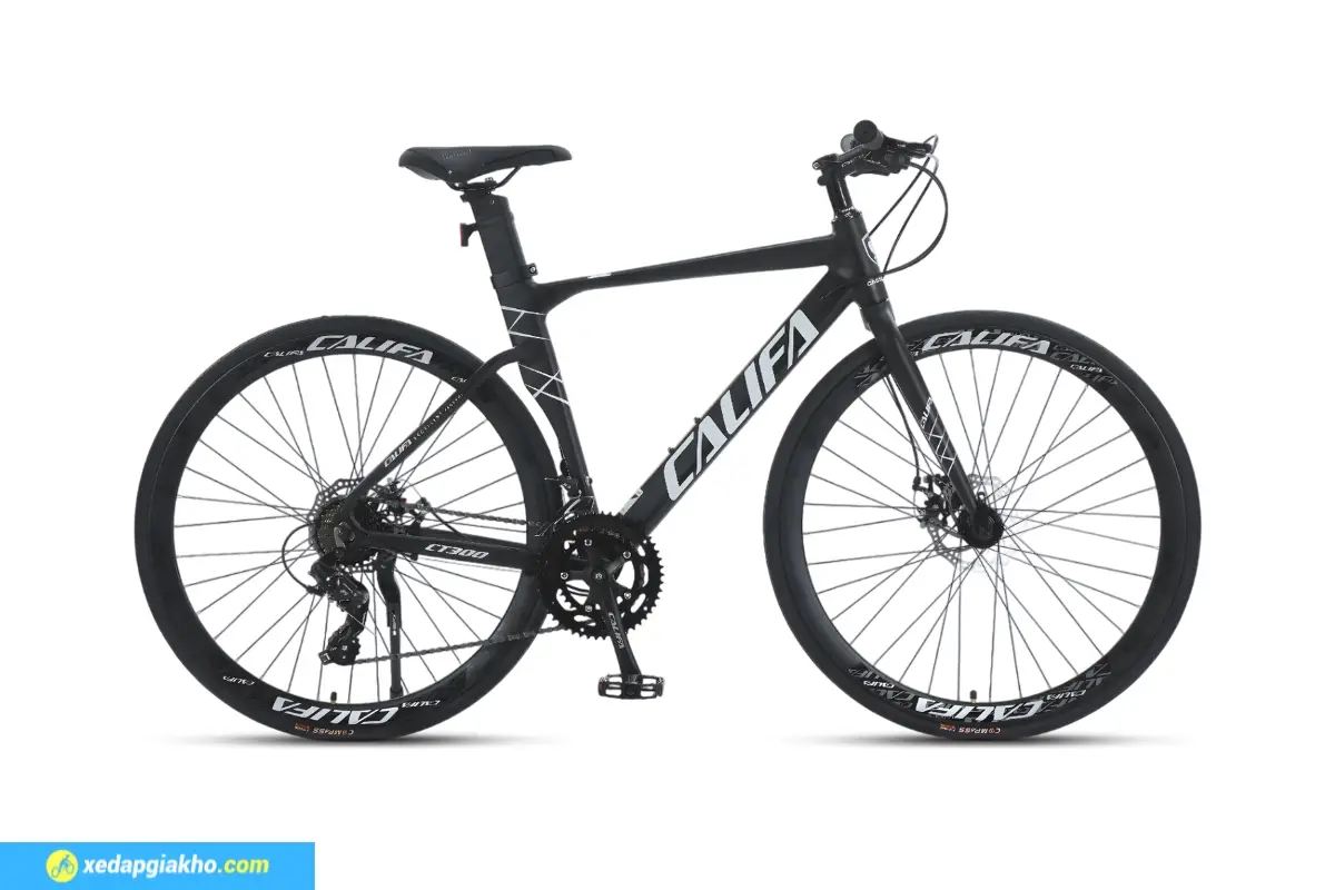 Xe Đạp Touring Califa CT300 - Khung nhôm, Shimano 5 Xe Đạp Touring Califa CT300 Màu Đen