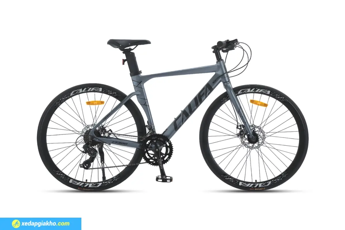 Xe Đạp Touring Califa CT300 - Khung nhôm, Shimano 4 Xe Đạp Touring Califa CT300 Màu Ghi