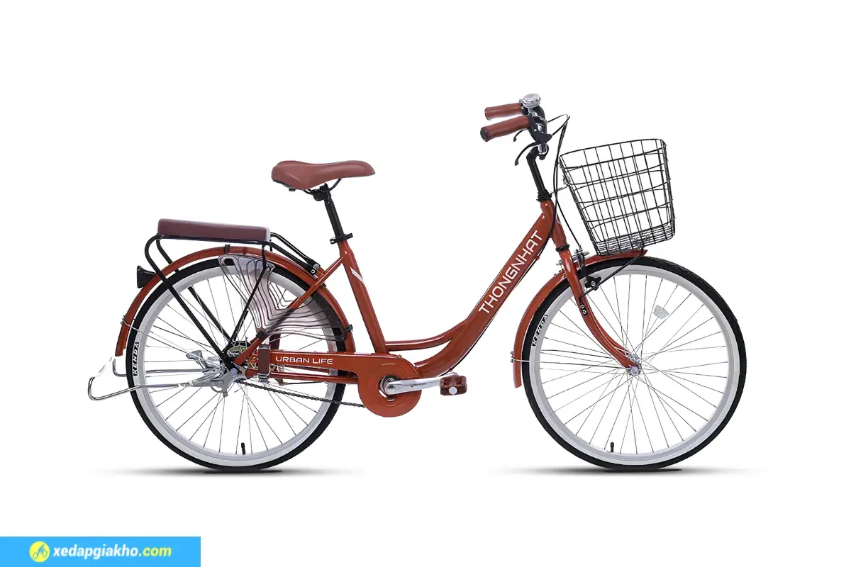 Xe đạp nữ Thống Nhất LD 24 - Màu nâu
