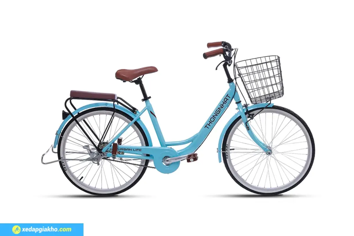 Xe đạp nữ Thống Nhất LD 24 - Màu xanh