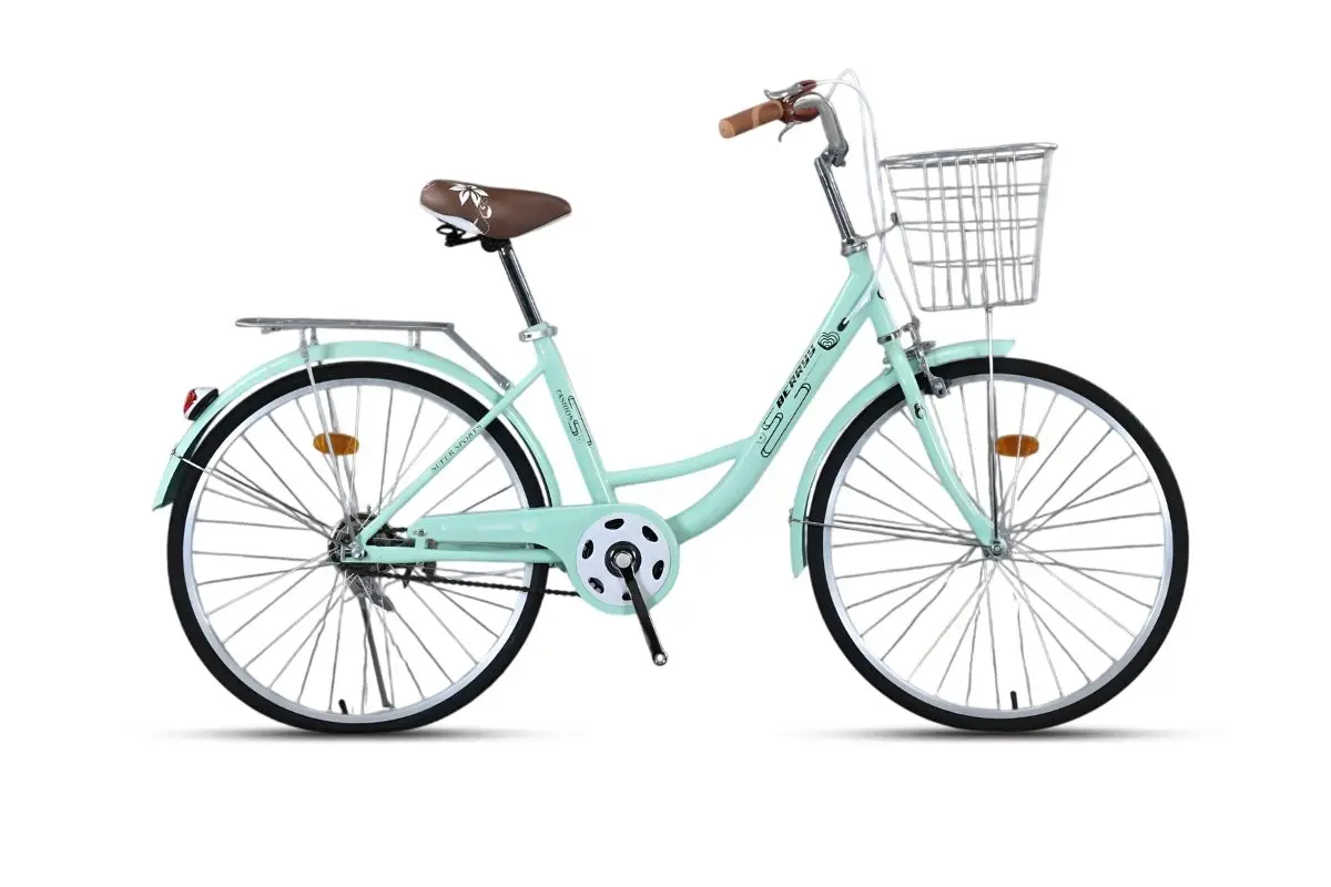 Xe Đạp Phổ Thông Berry 24 inch - Xe Đạp Từ Thiện 1 Xe Đạp Phổ Thông Berry 24 inch Màu Xanh Mint - Xe Đạp Từ Thiện