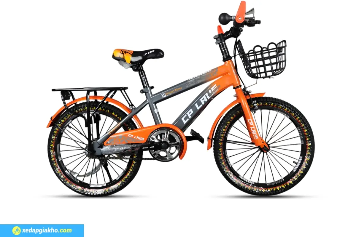 Xe Đạp Trẻ Em Bé Trai CPLaus 20 Inch Màu Cam