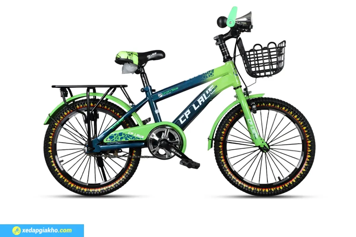 Xe Đạp Trẻ Em Bé Trai CPLaus 20 Inch Màu Xanh Lá