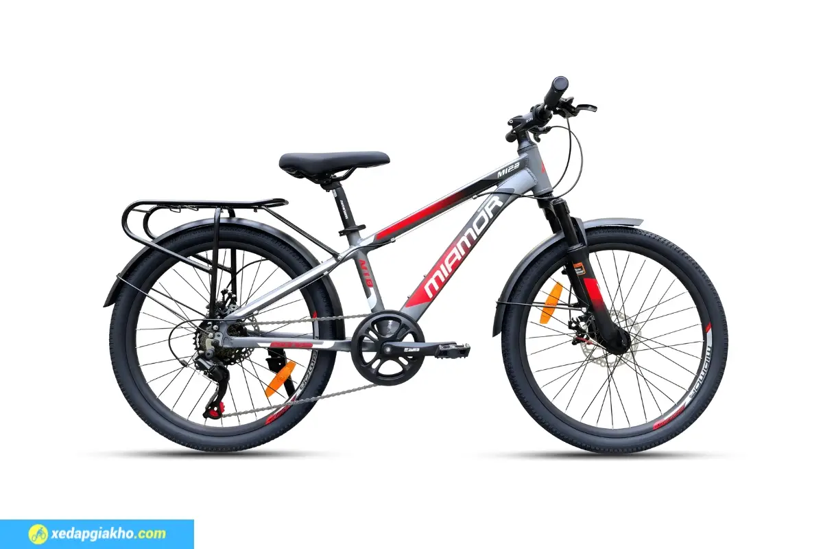 Xe Đạp Địa Hình Trẻ Em Miamor Forteen 22 Inch Màu Xám