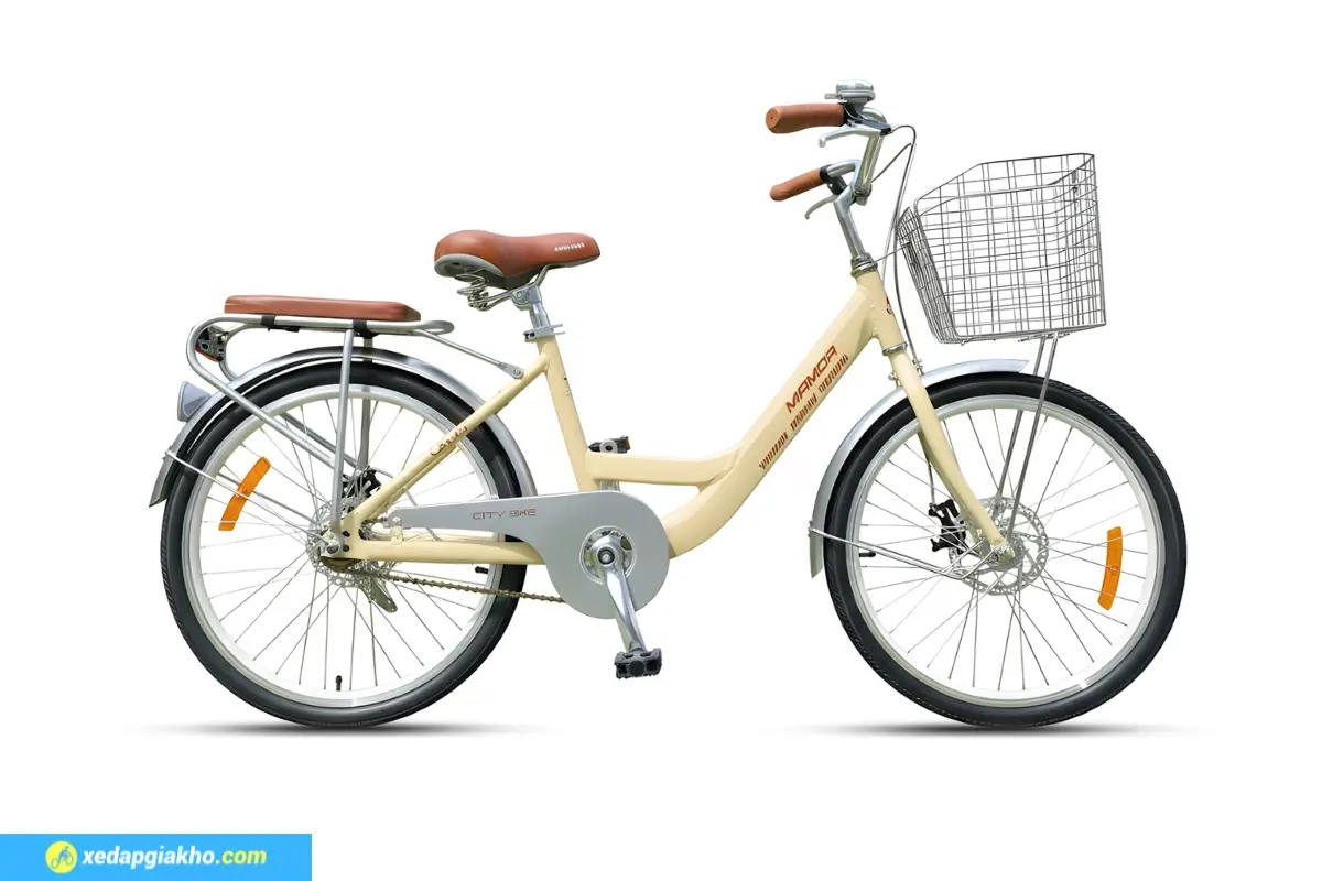 Xe Đạp Nữ Miamor Candy 22 Inch Màu Vàng