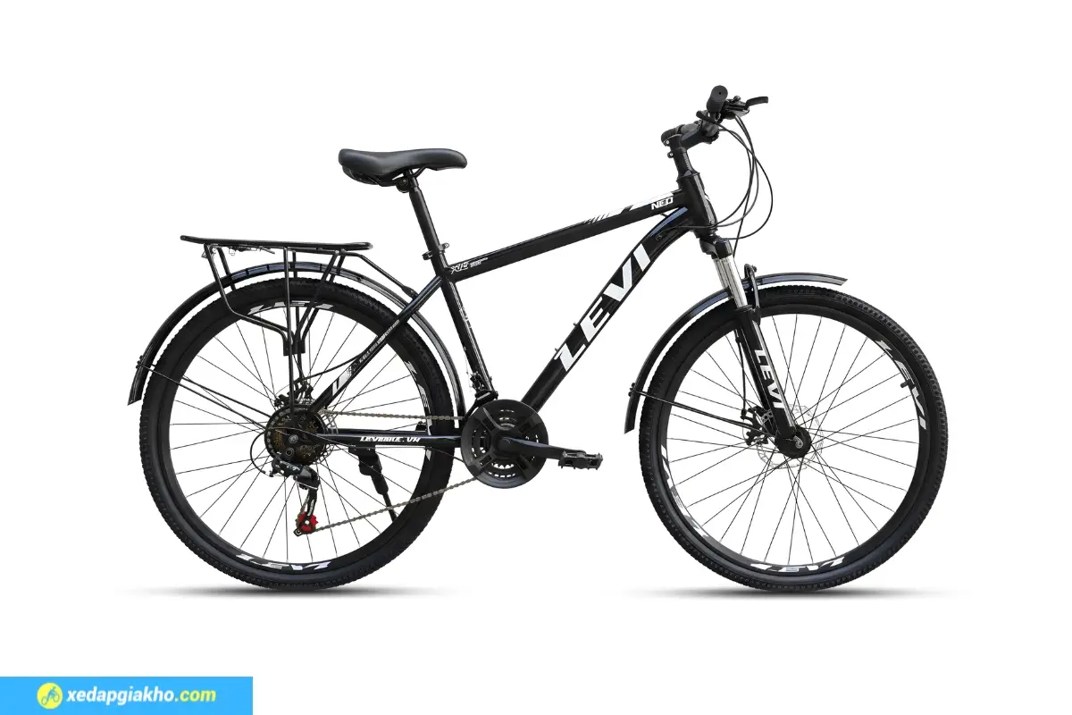Xe Đạp Địa Hình MTB Levi Neo 26 Inch Màu Đen