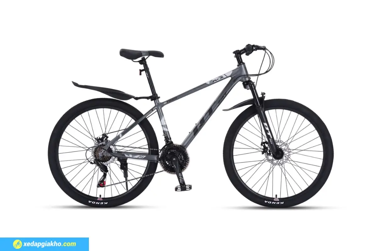 Xe Đạp Địa Hình MTB QT Bike QT660 26 Inch - Shimano 3 Xe Đạp Địa Hình MTB QT Bike QT660 26 Inch - Ghi Trắng