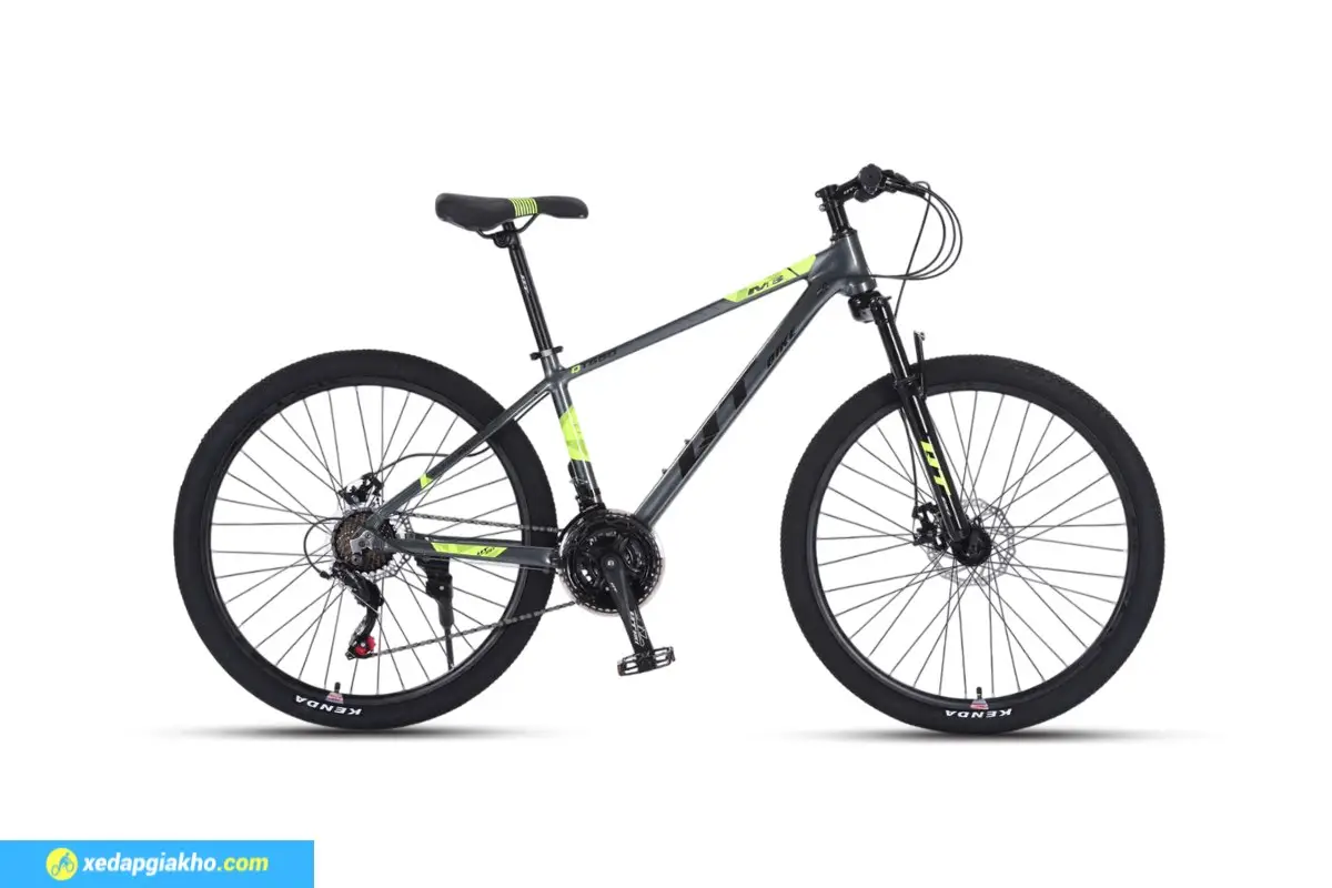 Xe Đạp Địa Hình MTB QT Bike QT660 26 Inch - Shimano 6 Xe Đạp Địa Hình MTB QT Bike QT660 26 Inch - Ghi Xanh Lá