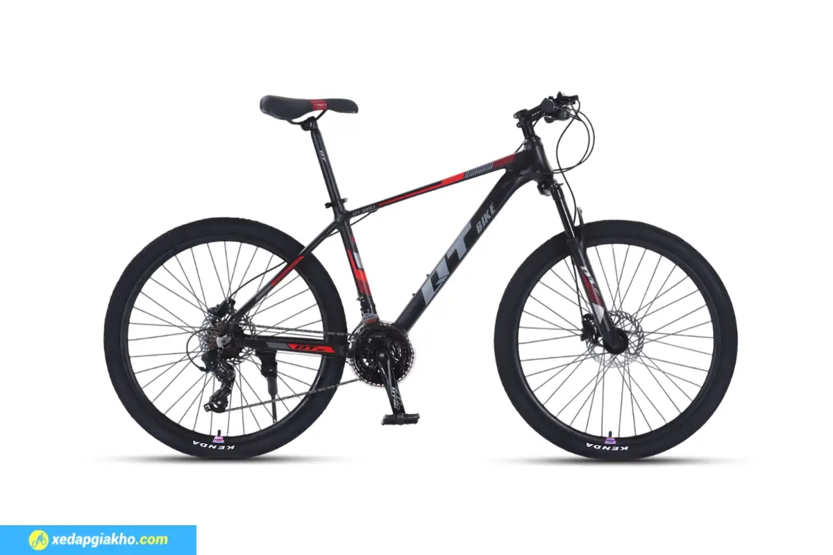 Xe Đạp Địa Hình MTB QT Bike QT680 26 Inch - Khung Nhôm 2 Xe Đạp Địa Hình MTB QT Bike QT680 26 Inch - Đen Đỏ