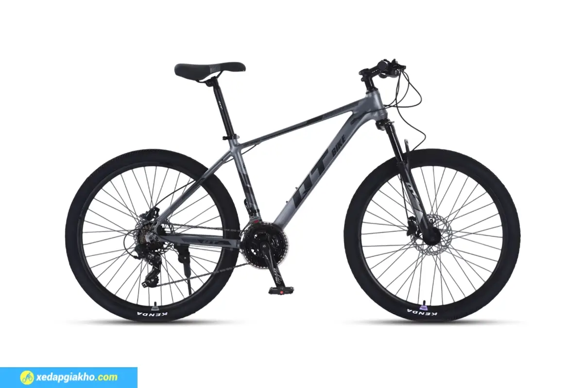 Xe Đạp Địa Hình MTB QT Bike QT690 27.5 Inch - Shimano 4 Xe Đạp Địa Hình MTB QT Bike QT690 27.5 Inch - Ghi Đen
