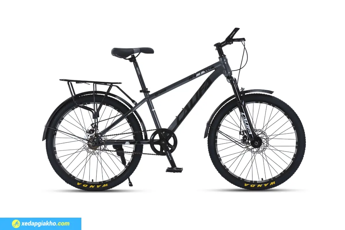 Xe Đạp Địa Hình MTB Califa C100 24 Inch Màu Xám