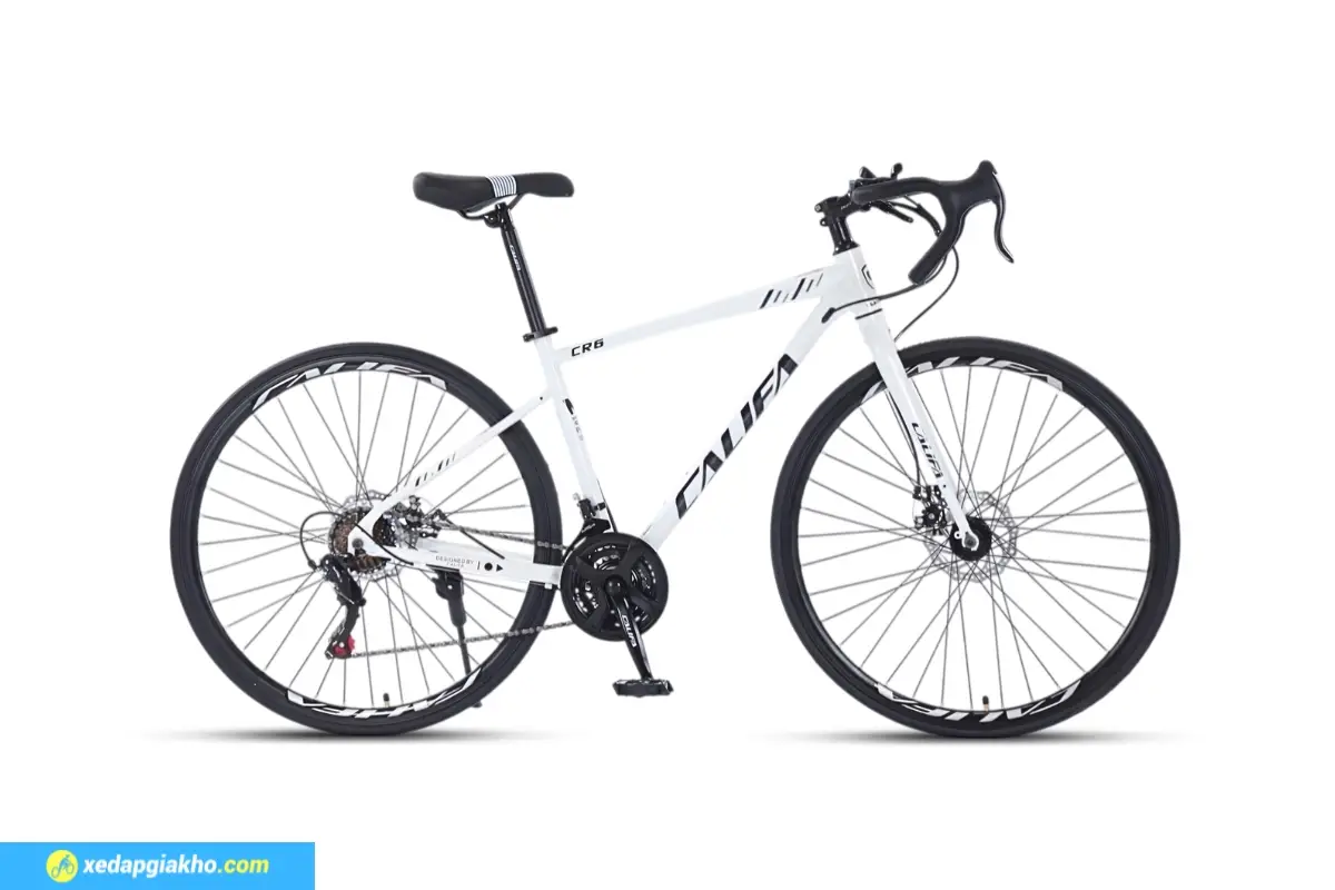 Xe Đạp Đua Califa CR6 - Trắng